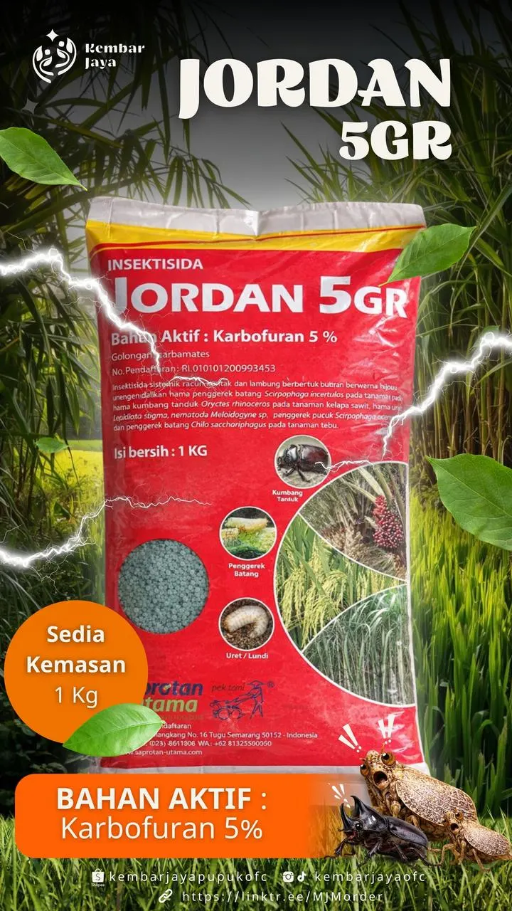 Kemasan Jordan 5GR, Karbofuran 5%