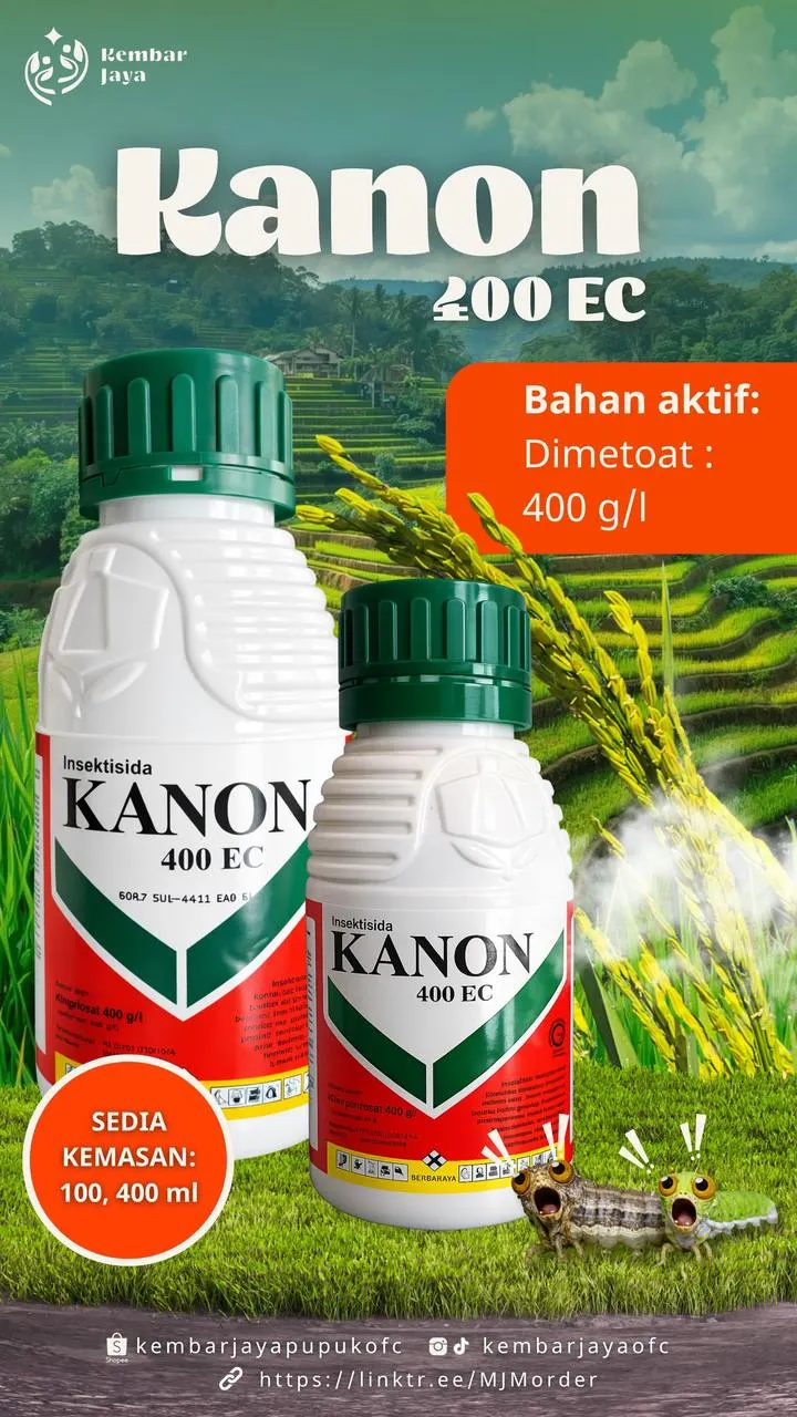 Kemasan Kanon 400 EC, Dimetoat