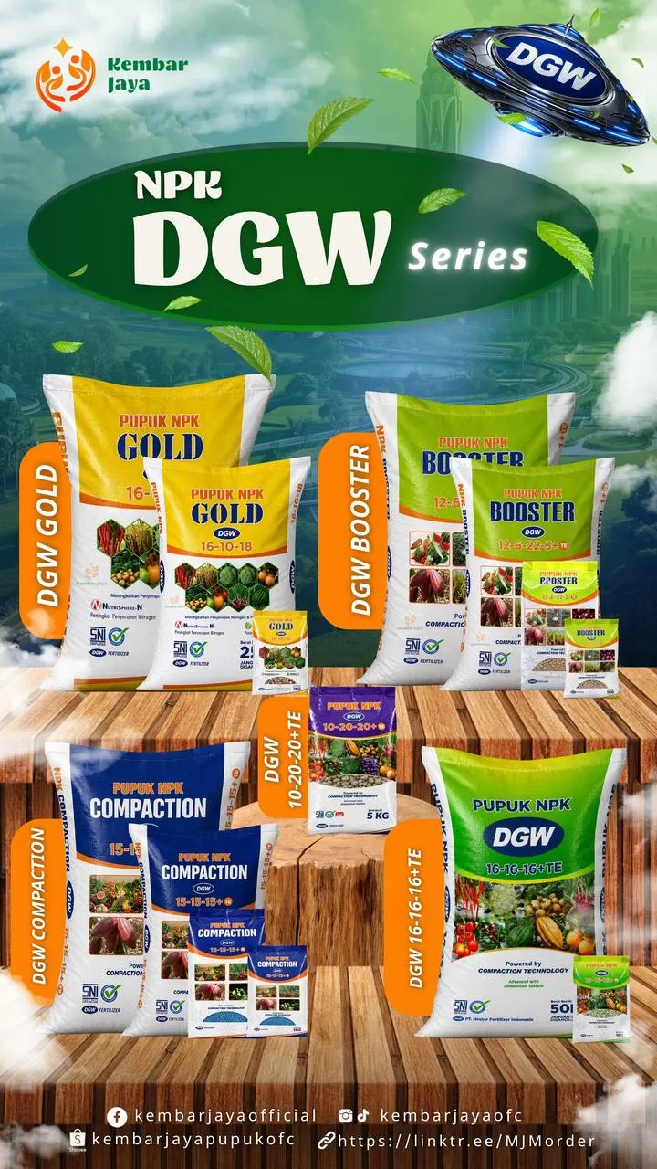 Kemasan NPK DGW Series, Pupuk Non-Subsidi