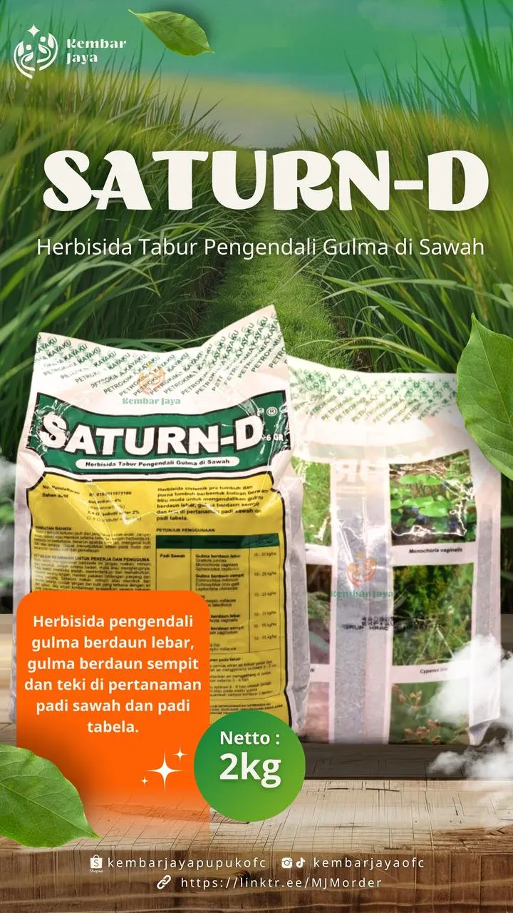 Kemasan Saturn-D, Tersedia dalam kemasan 2 kg