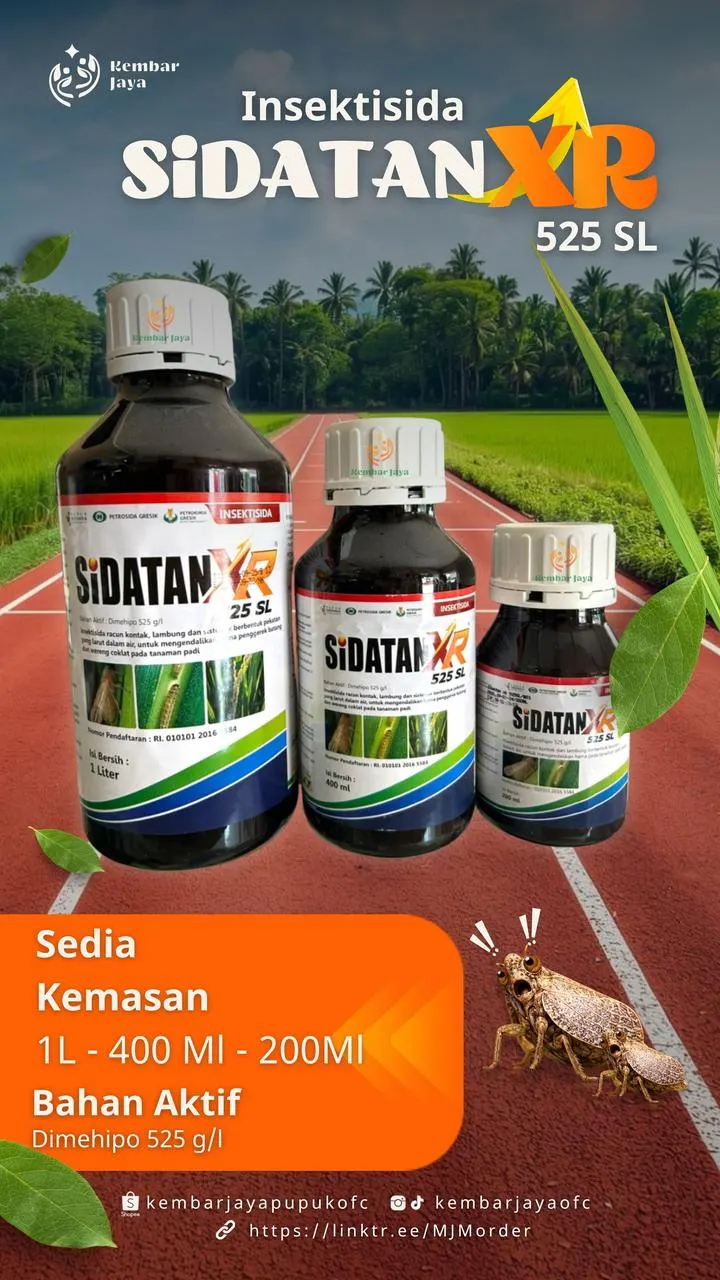 Kemasan Sidatan XR 525 SL, Dimehipo 525 g/l