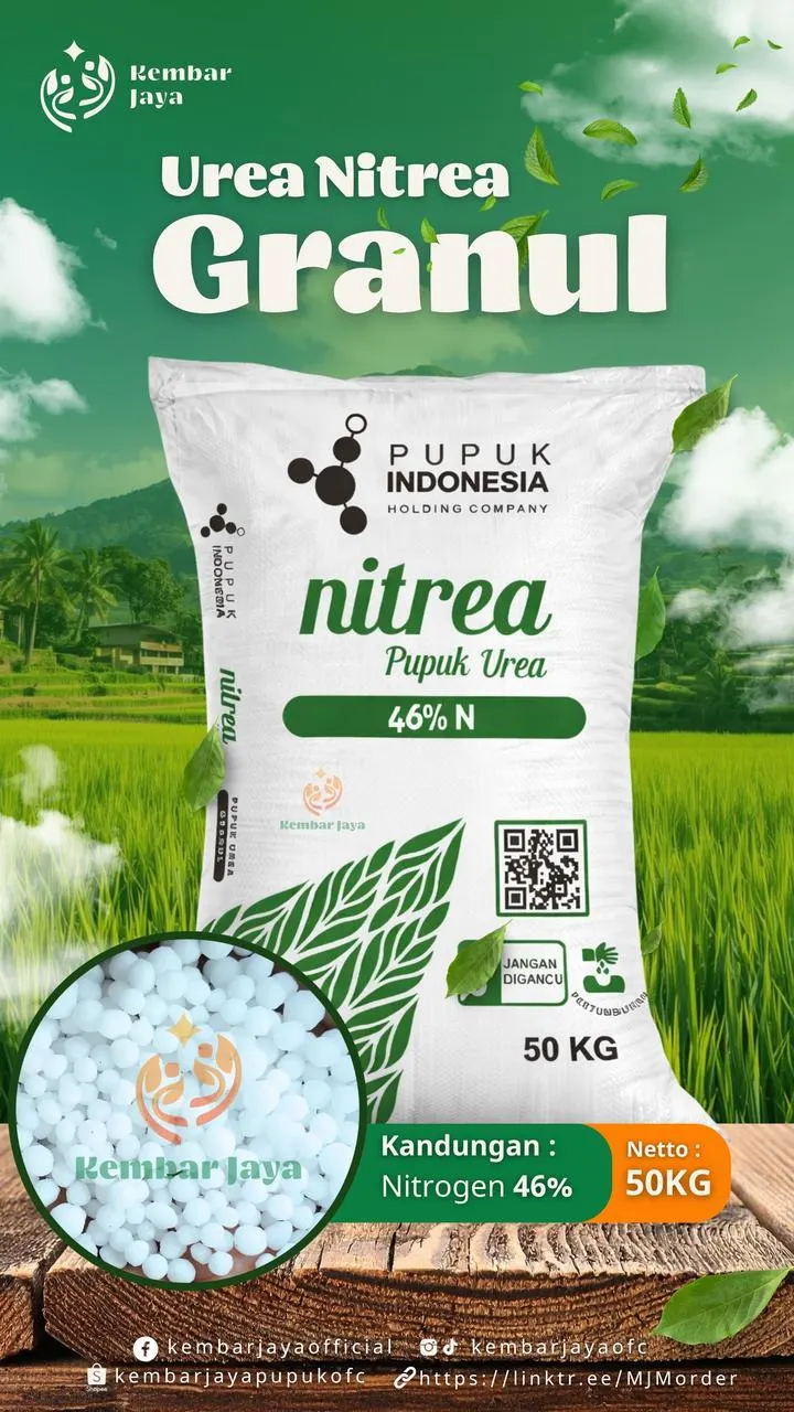 Kemasan Urea Nitrea Granul, Nitrogen 46%