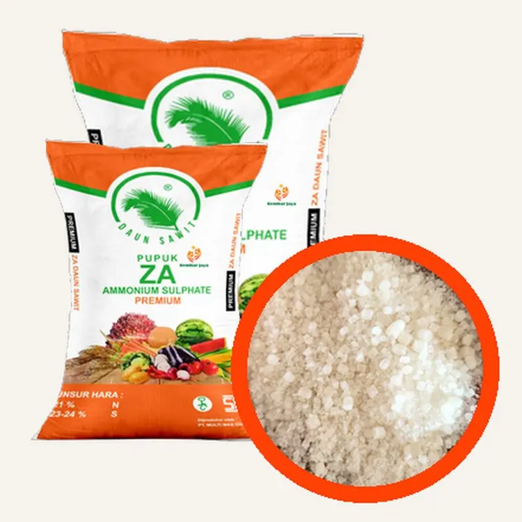 Kemasan ZA Daun Sawit Premium, Nitrogen 21%, Sulfur 24%