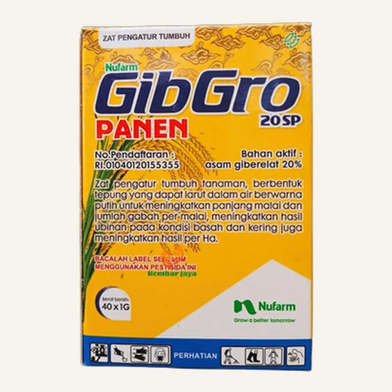 Kemasan Gib Gro 20SP, Asam giberelat 20%