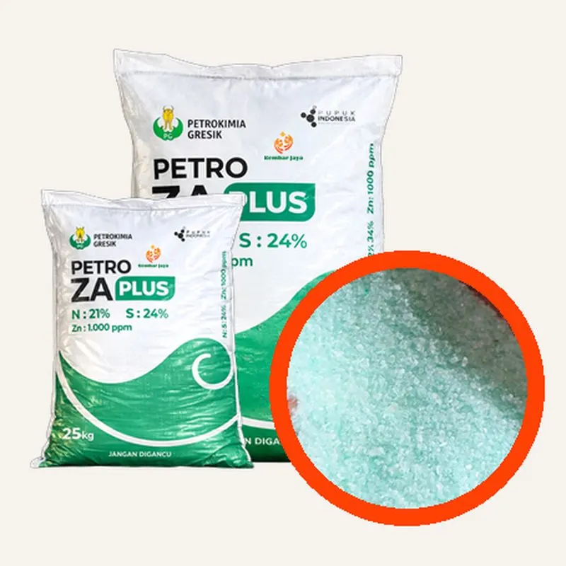 Kemasan ZA Petro Plus, Nitrogen 21%, Sulfur 24%, Zn 1.000 ppm