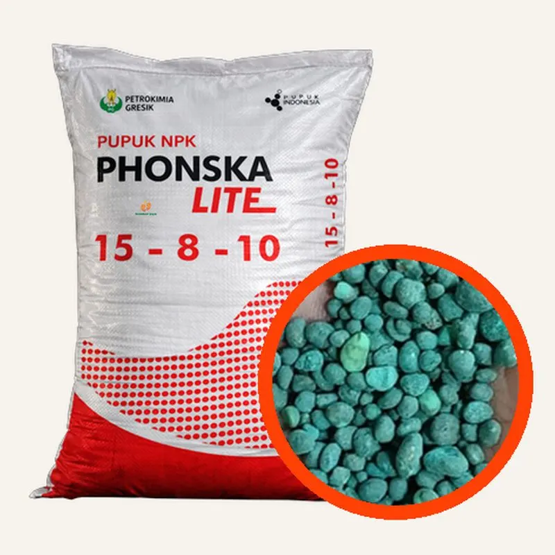 Kemasan NPK Phonska Lite, Nitrogen 15%, Fosfor 8%, Kalium 10%