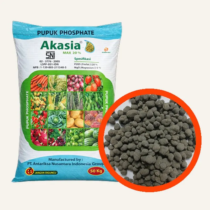 Kemasan SP Akasia, P2O5 20%, CaO 15%