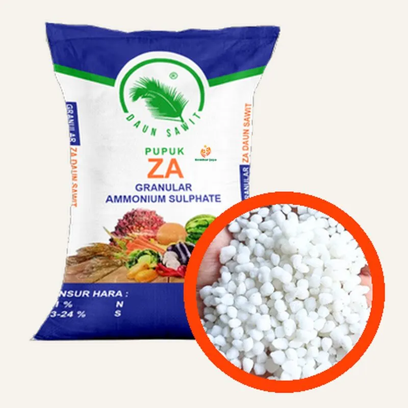 Kemasan ZA Daun Sawit Granular, Nitrogen 21%, Sulfur 24%