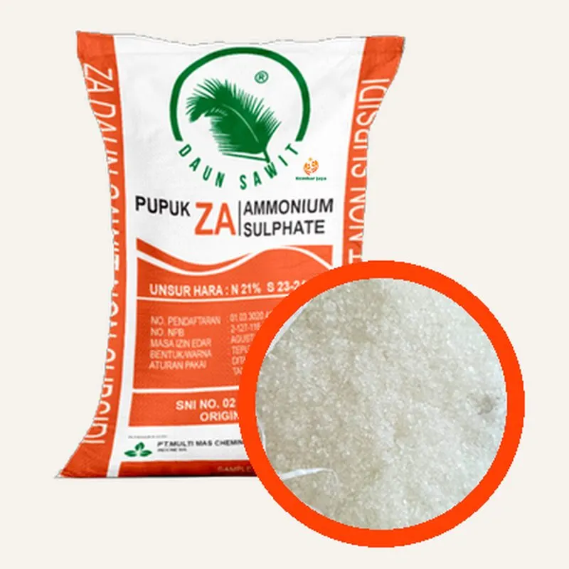 Kemasan ZA Daun Sawit Reguler, Nitrogen 21%, Sulfur 24%